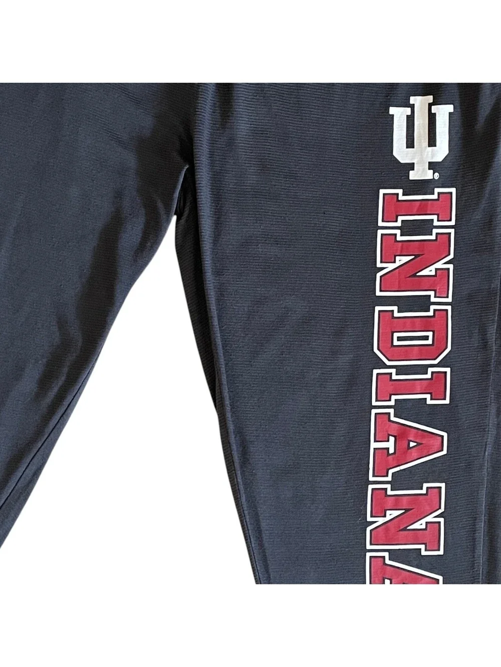 INDIANA HOOSIERS XL Pajama Lounge Pants Black PLEASE READ!
